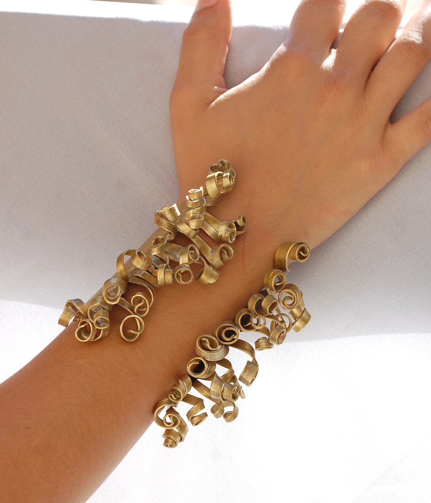 Meduse Bracciale in Ottone Etico