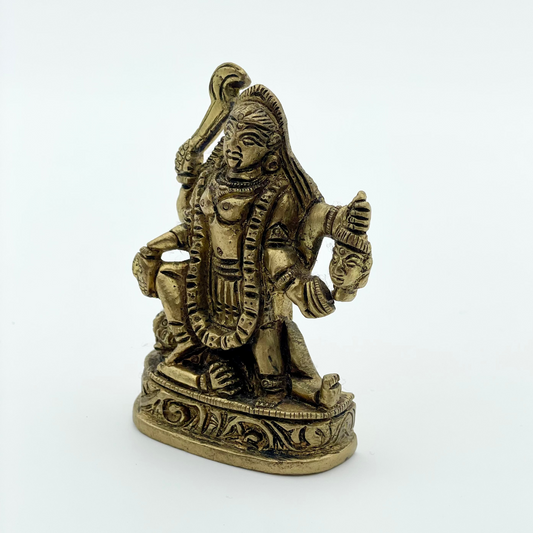 Statua Dea Kali in Ottone