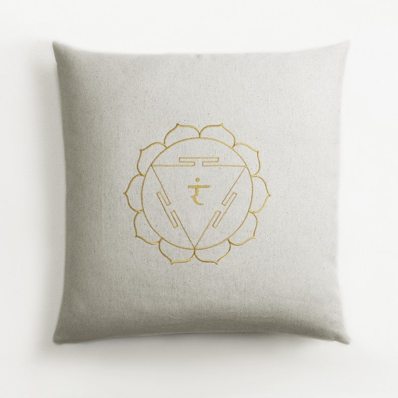 Cuscino Ricamato Terzo Chakra