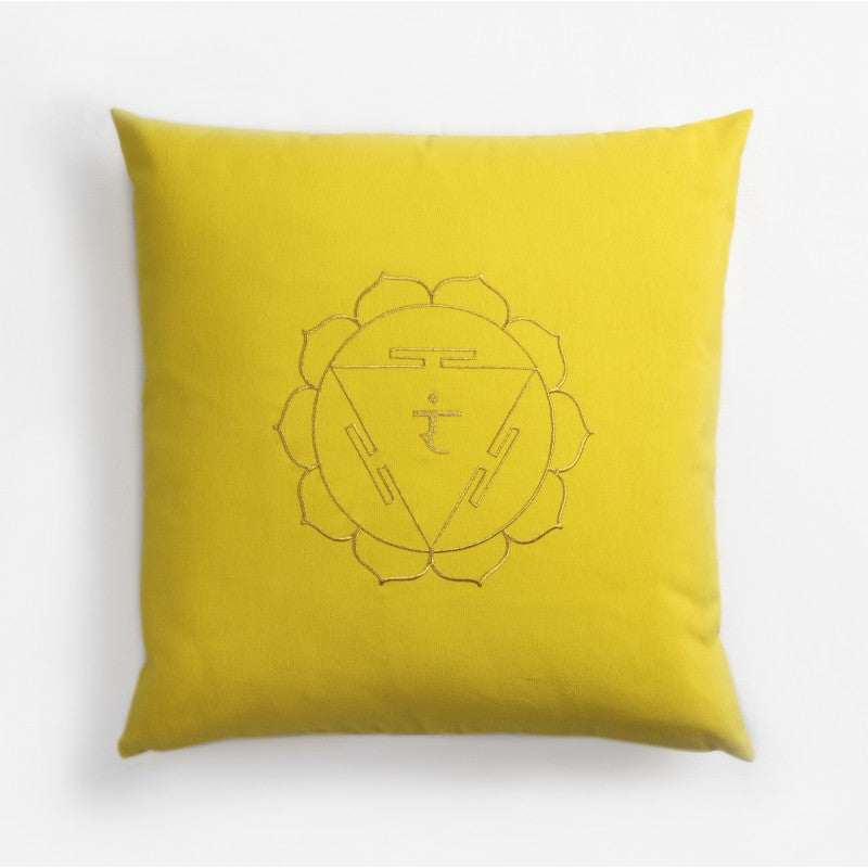 Cuscino Ricamato Terzo Chakra