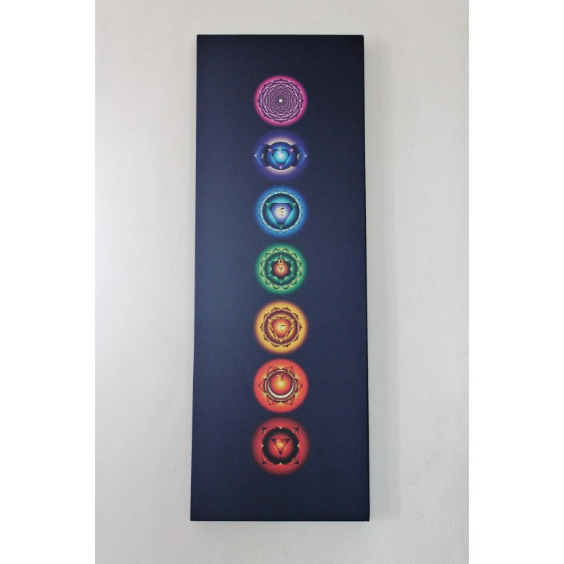 Stampa su Tela Canvas Sette Chakra