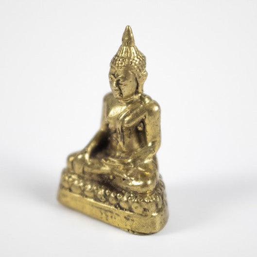 Statua Buddha in Meditazione in Ottone