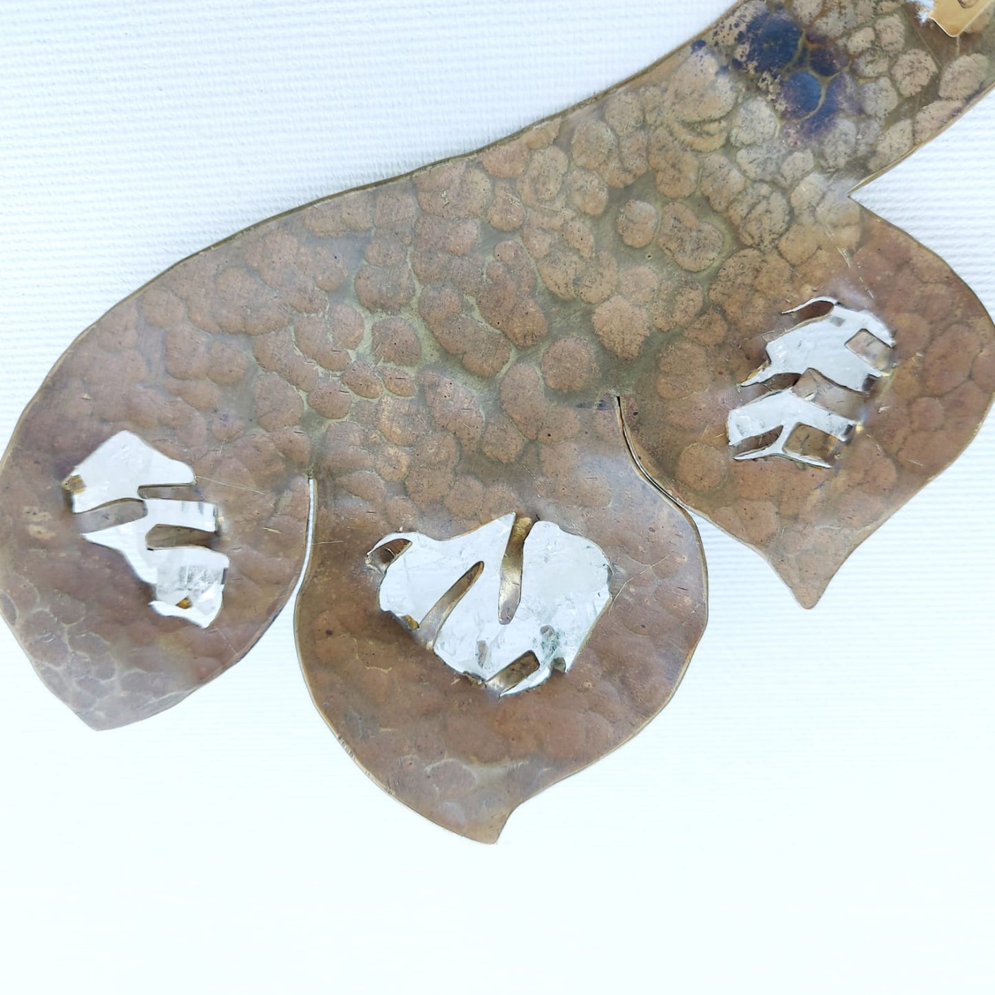 Collier "Pricipessa Sita" Quarzi Faden in Ottone Etico