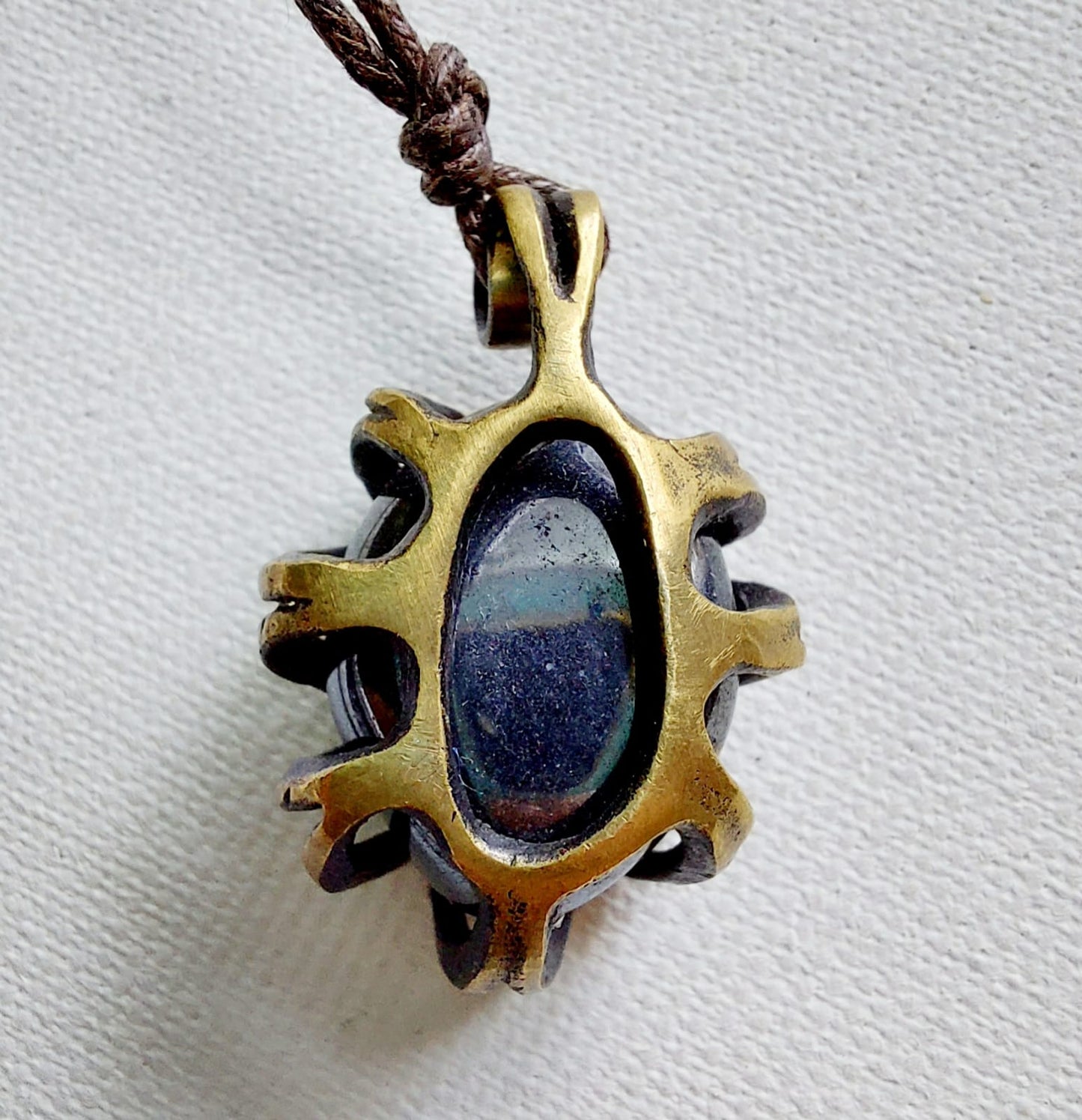 Ematite Ciondolo Piccolo in Ottone