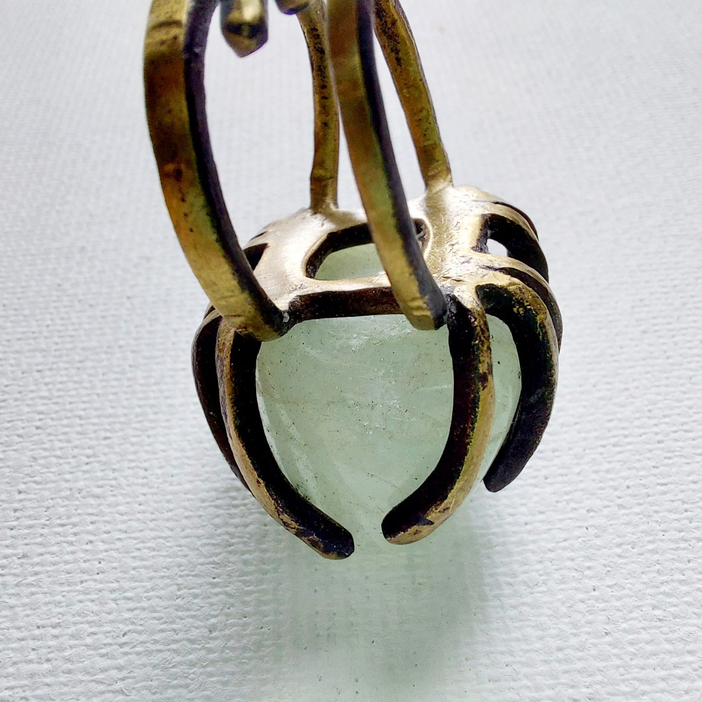 Acquamarina Anello delle Valkyrie in Ottone
