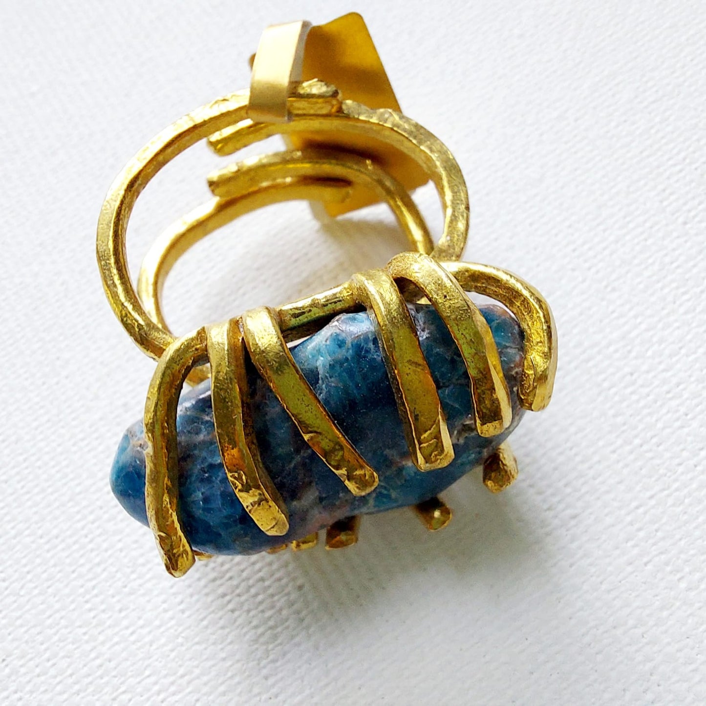Apatite Anello delle Valkyrie in Ottone