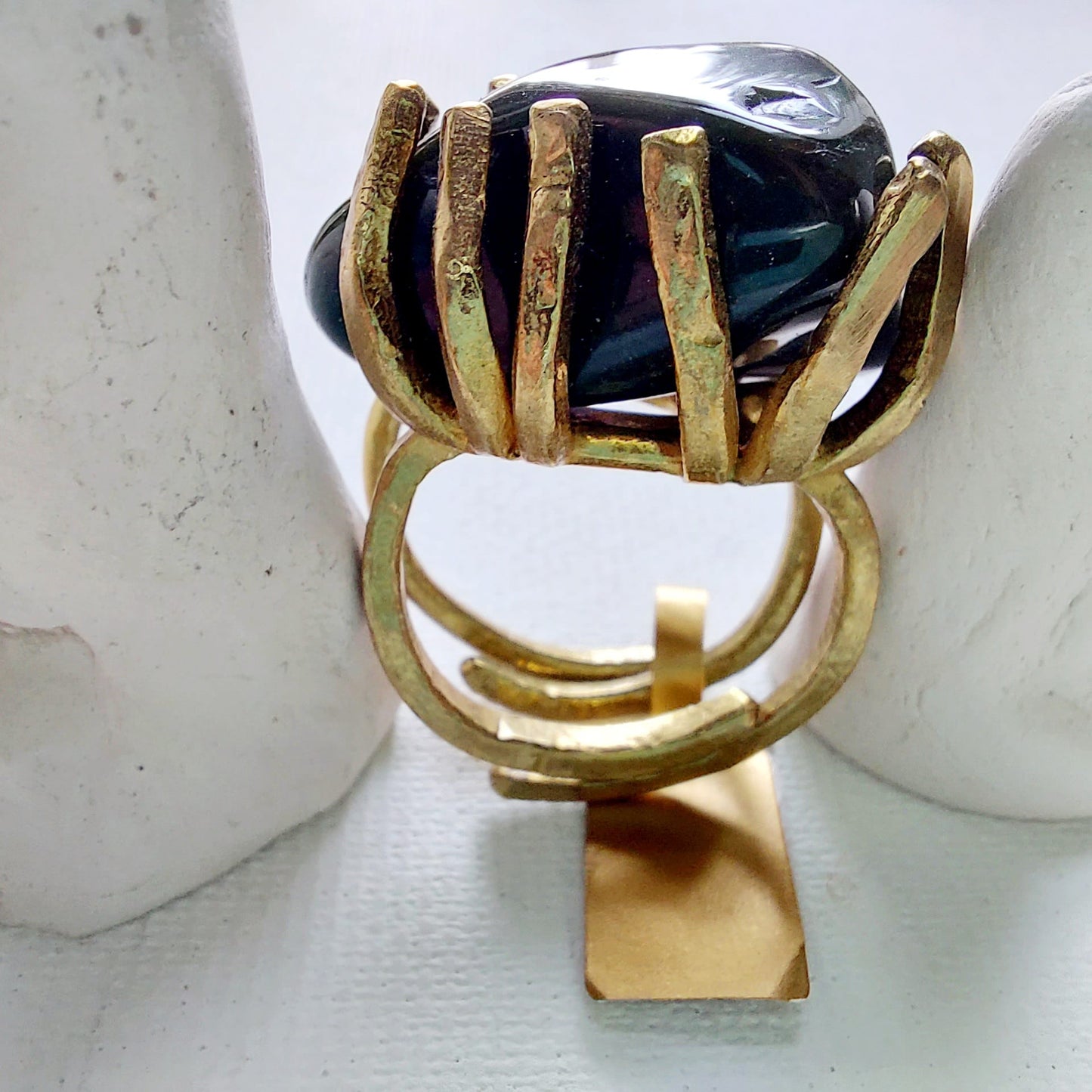 Eliotropio Anello delle Valkyrie in Ottone