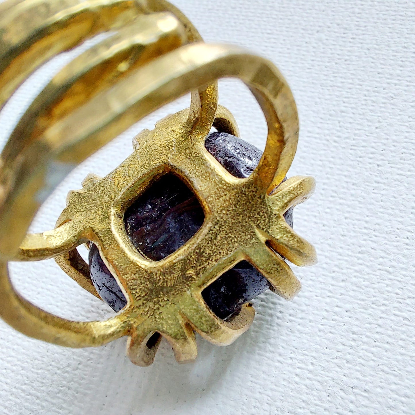 Granato Anello delle Valkyrie in Ottone