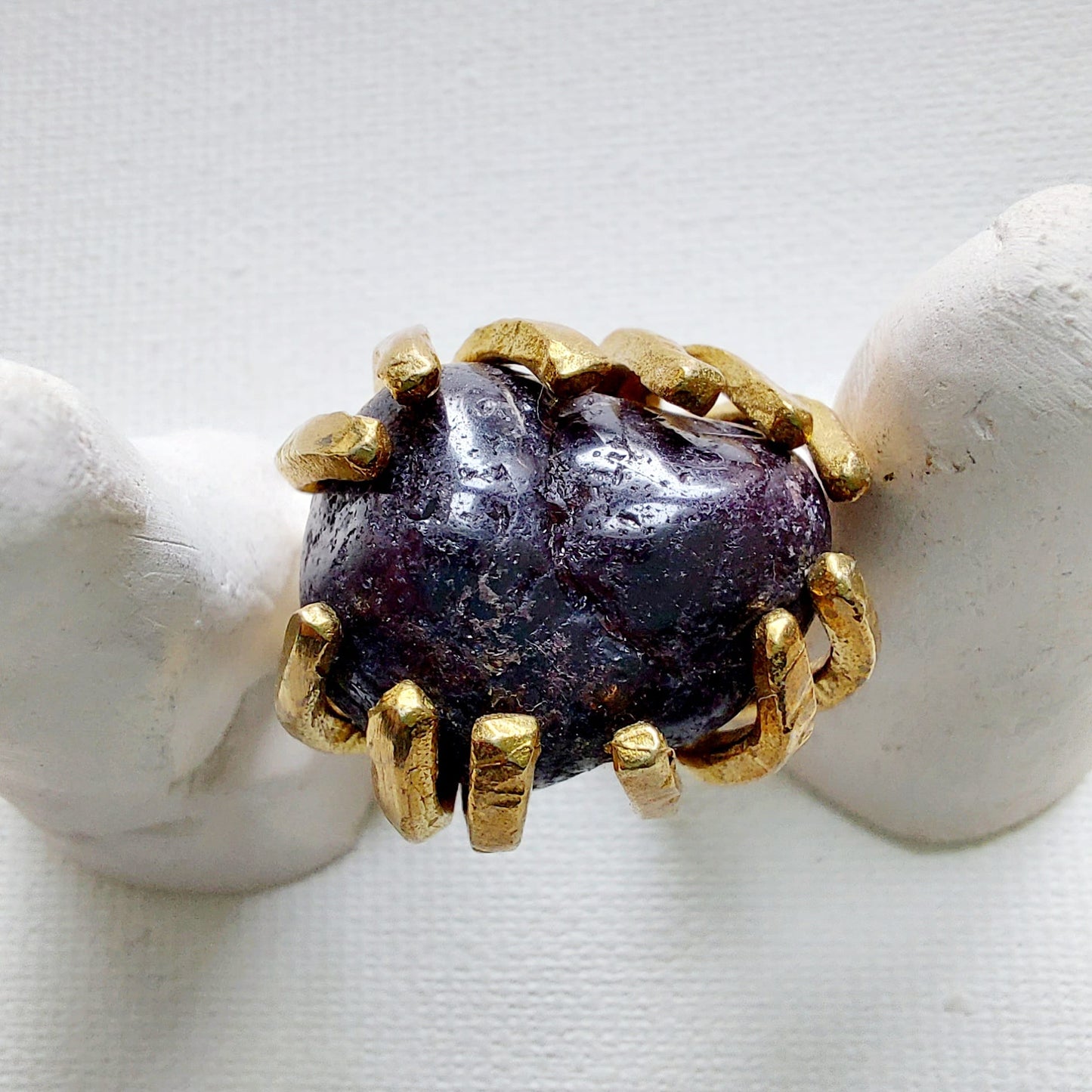 Granato Anello delle Valkyrie in Ottone