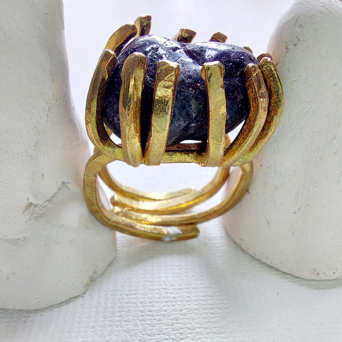 Granato Anello delle Valkyrie in Ottone