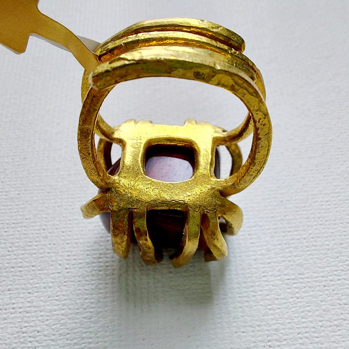 Occhio di Bue Anello delle Valkyrie in Ottone