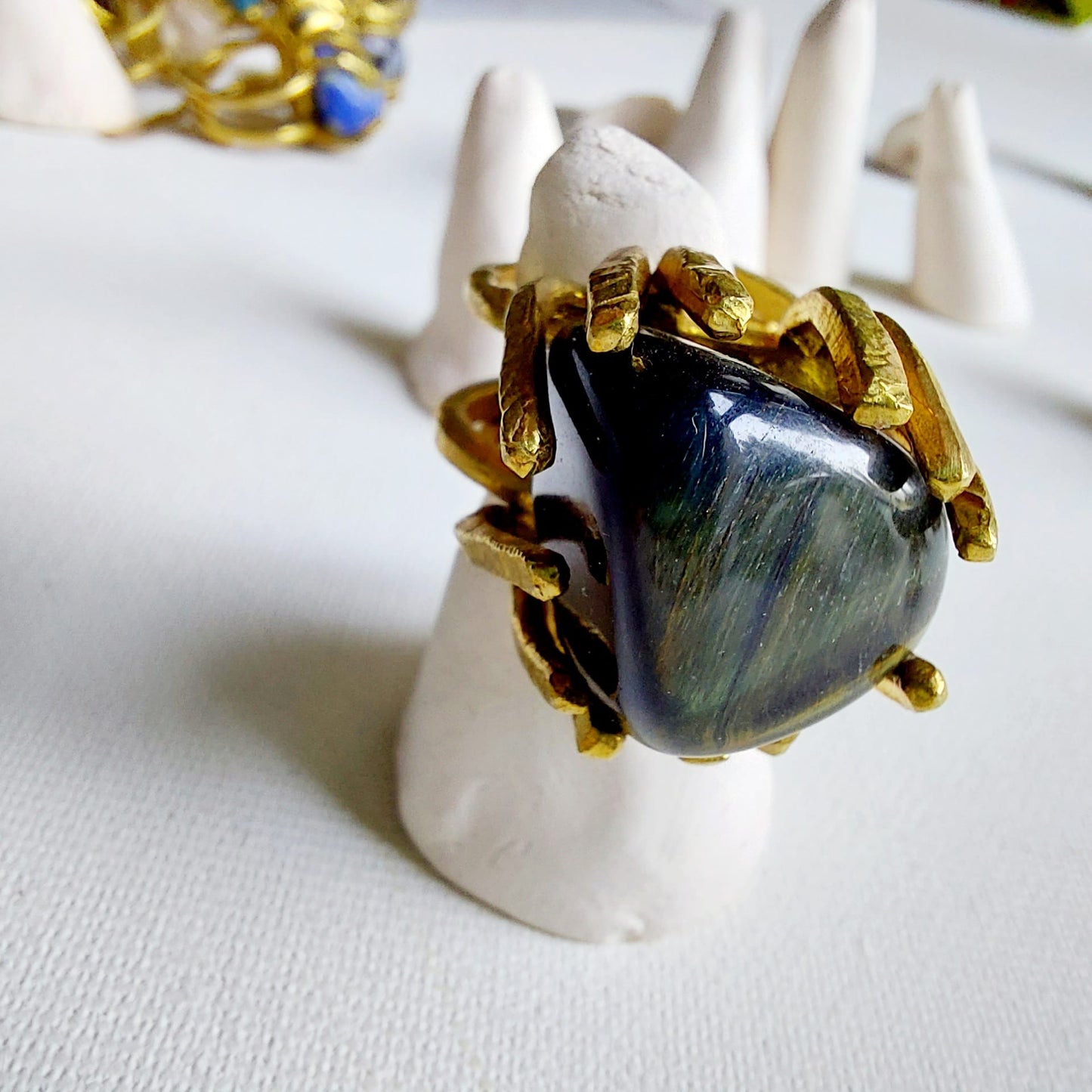 Occhio di Falco Anello delle Valkyrie in Ottone