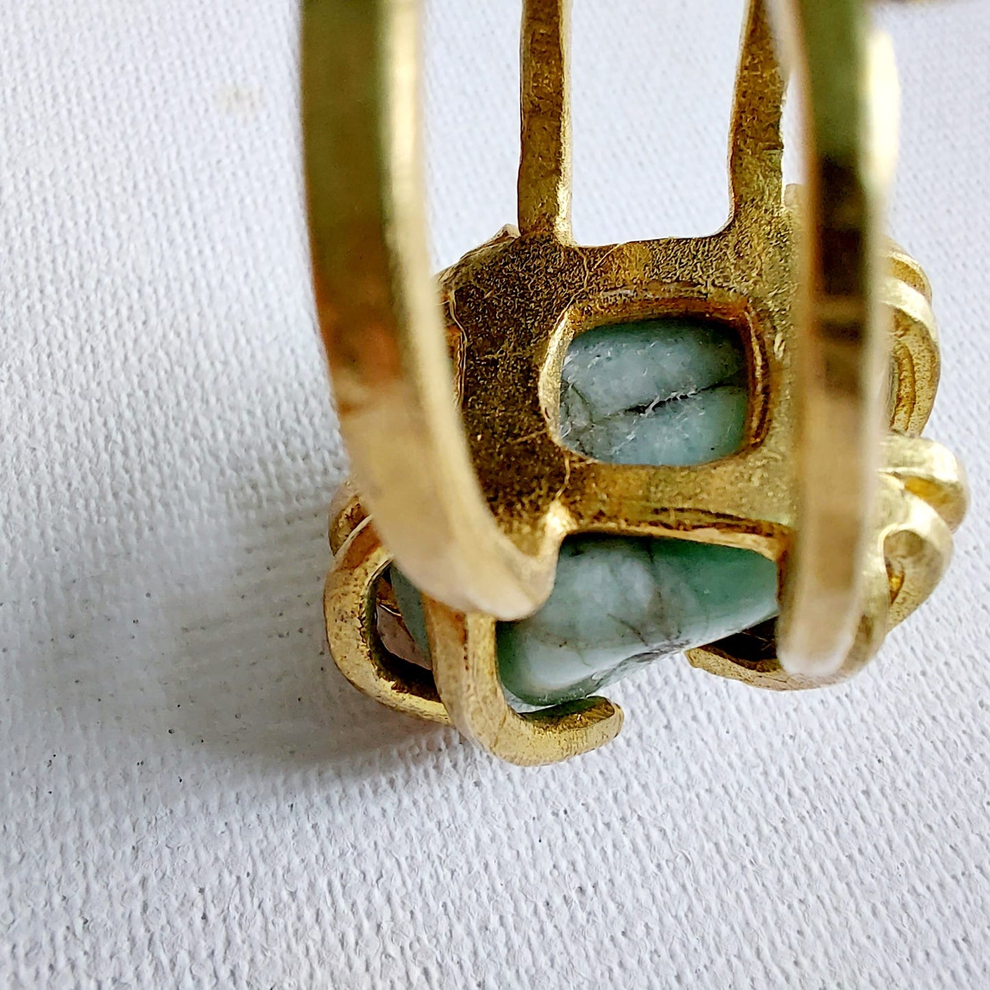 Smeraldo Anello delle Valkyrie in Ottone