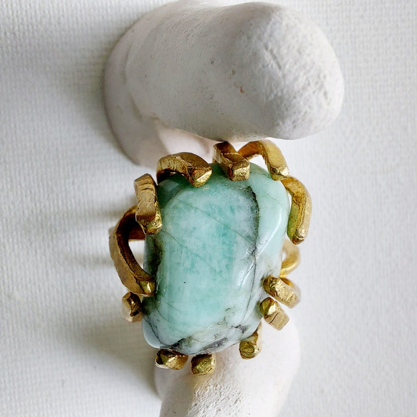 Smeraldo Anello delle Valkyrie in Ottone