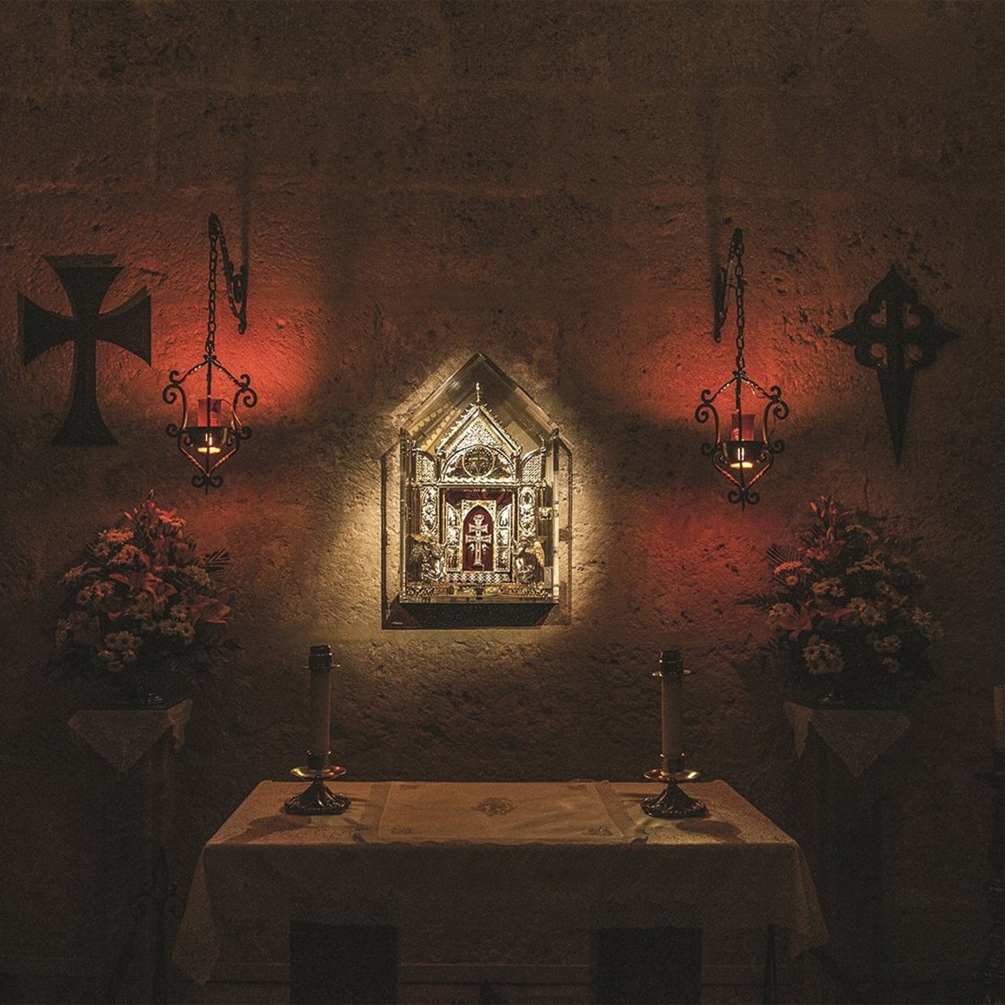Vera Cruz de Caravaca Ciondolo in Bronzo