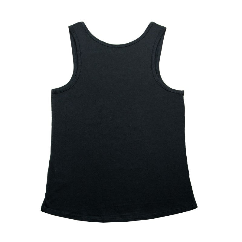Canotta Donna Quarto Chakra Nera in Cotone Biologico