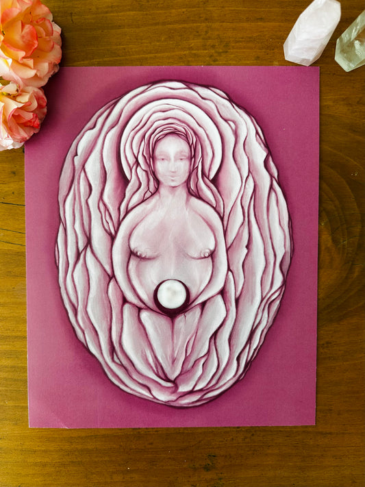 Dea Madre - Stampa su carta- Altar Art