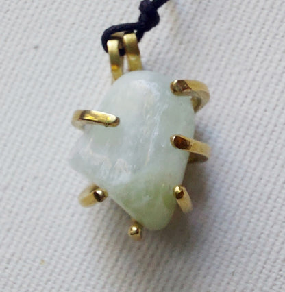 Calcite Ciondolo Piccolo in Ottone