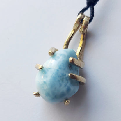 Larimar - ASPEN - Ciondolo Piccolo in Ottone