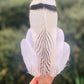 Shamanic Prayer Fan - Ventaglio Sciamanico con Quarzo Ialino e Selenite