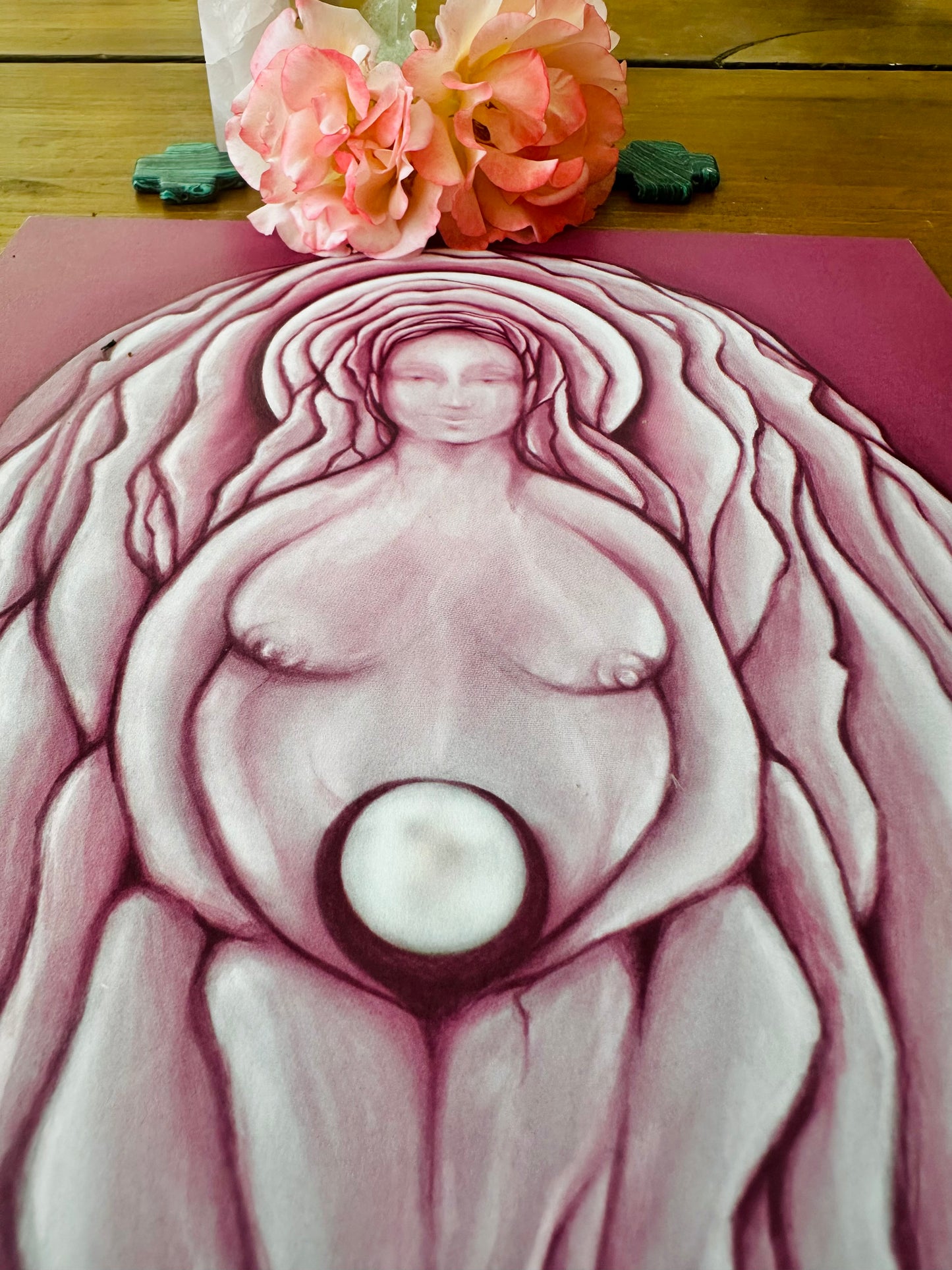 Dea Madre - Stampa su carta- Altar Art