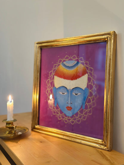Icona Settimo Chakra - Stampa Fine Art