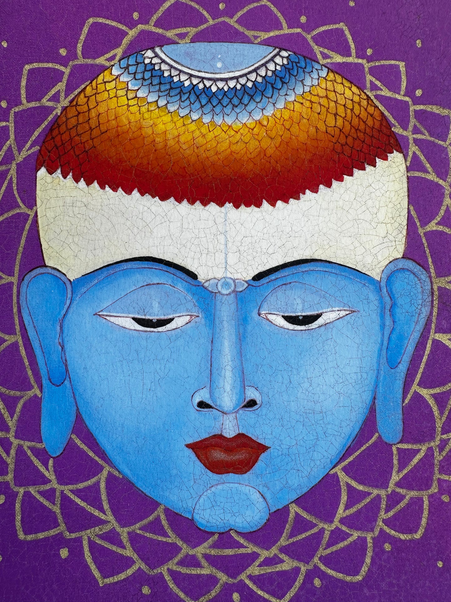 Icona Settimo Chakra - Stampa Fine Art