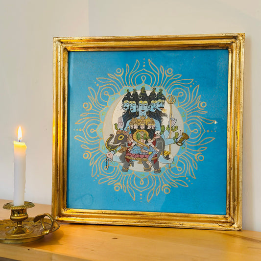 Icona Quinto Chakra - Stampa Fine Art