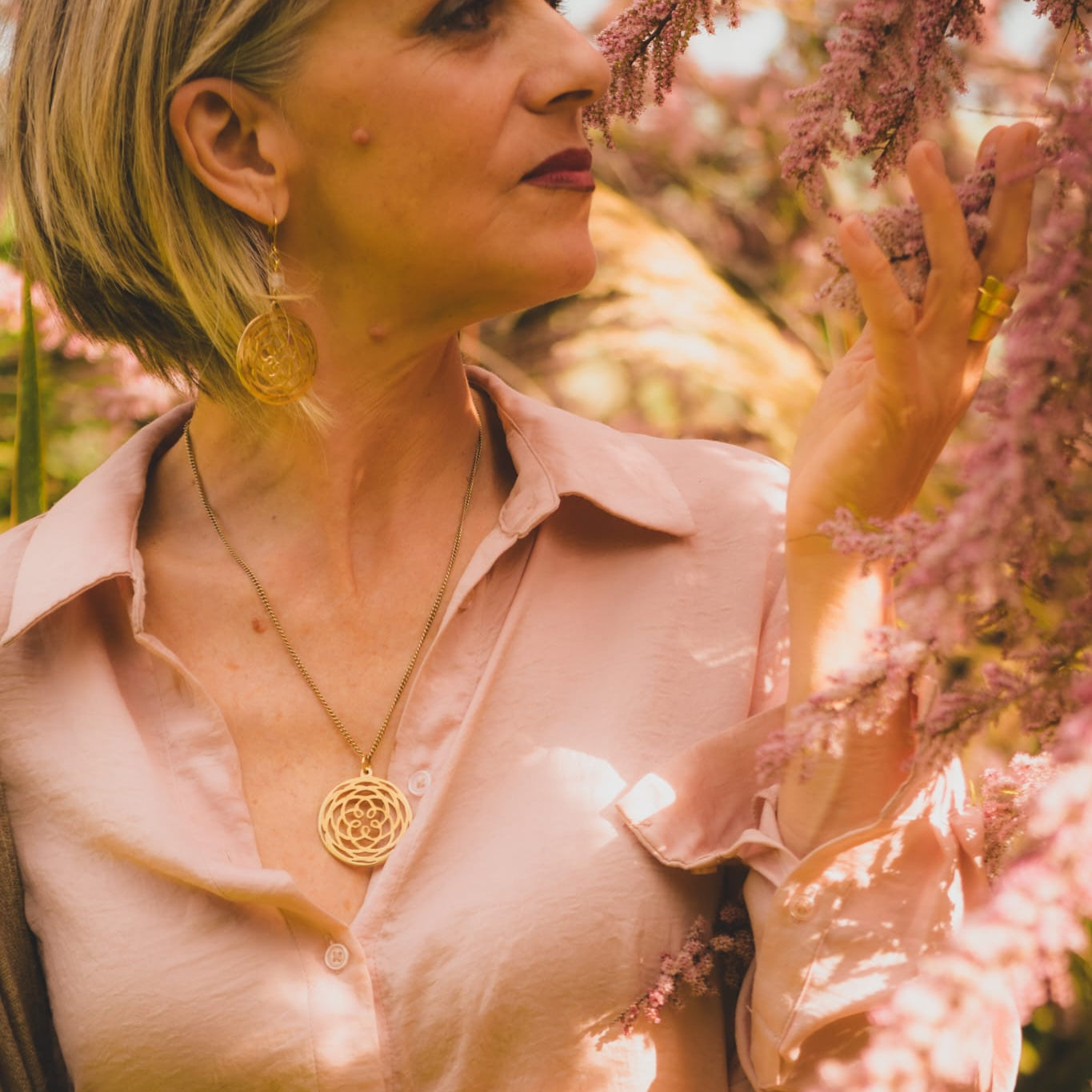 Danza di Venere Afrodite Ciondolo in Ottone