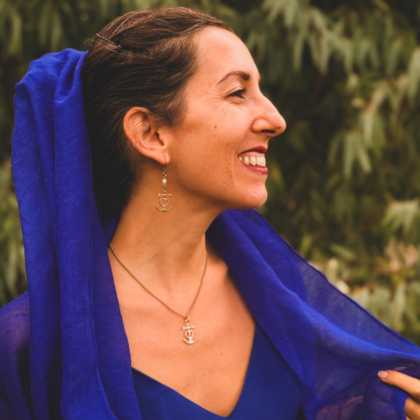 Croce di Camargue Sara Kali Ciondolo in Ottone