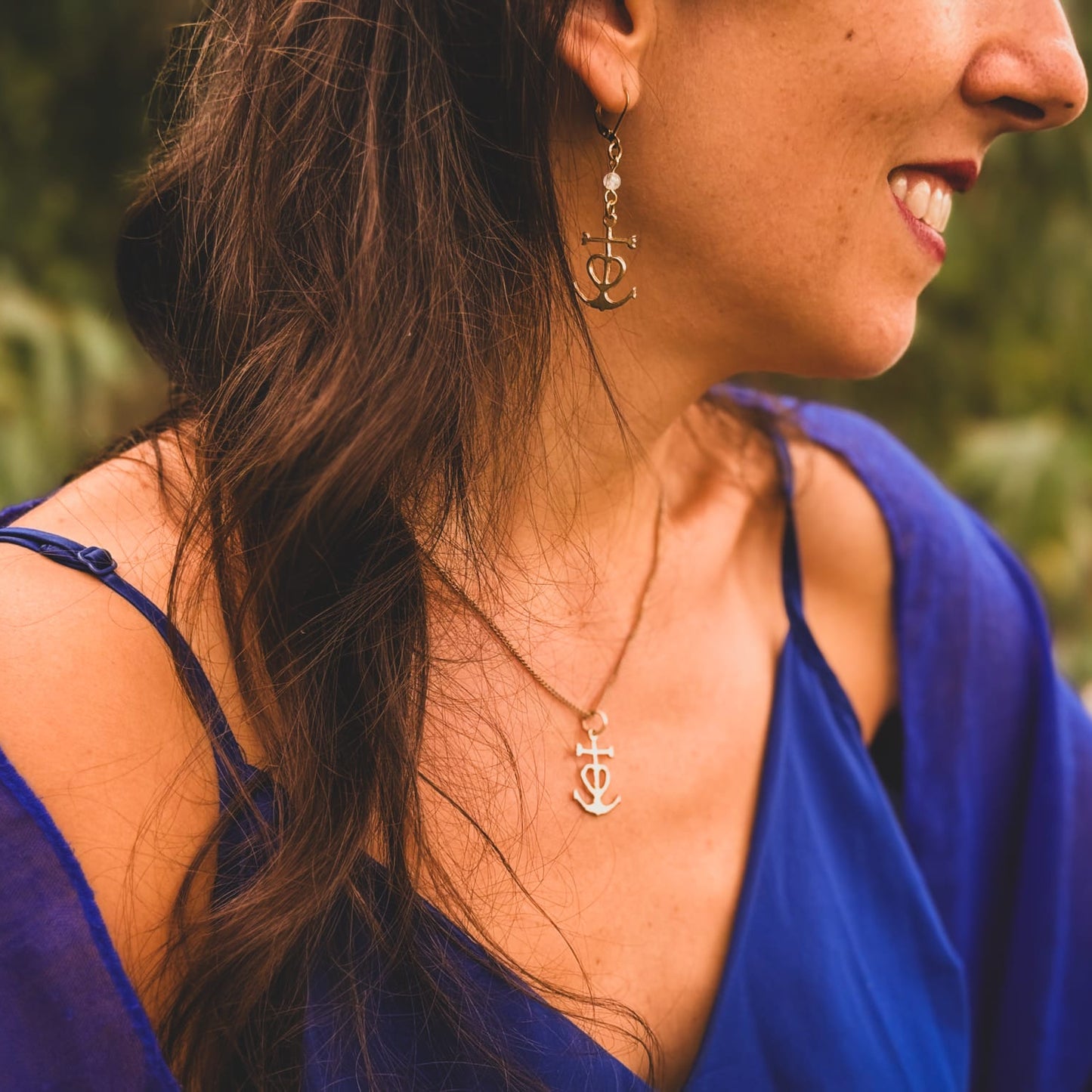 Croce di Camargue Sara Kali Ciondolo in Ottone