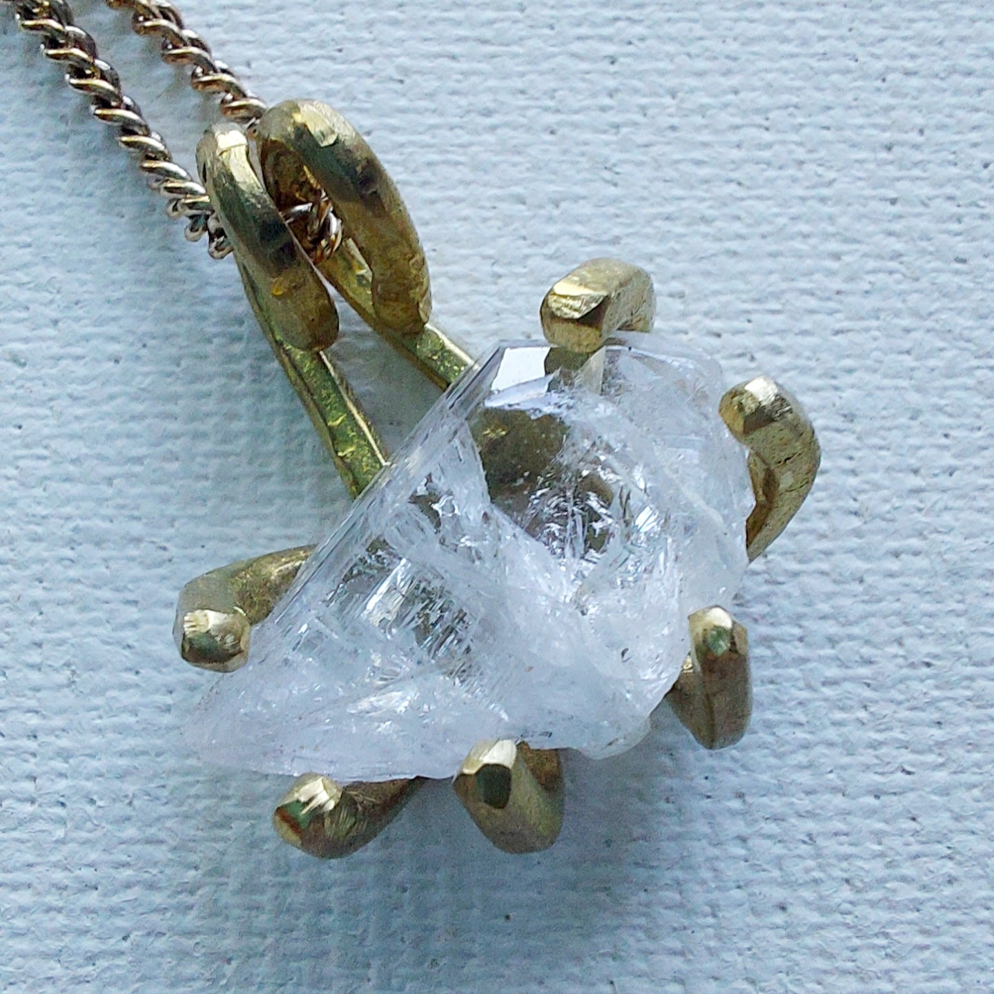 Damburite  - CHICORY - Ciondolo Piccolo in Ottone