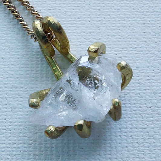 Damburite  - CHICORY - Ciondolo Piccolo in Ottone