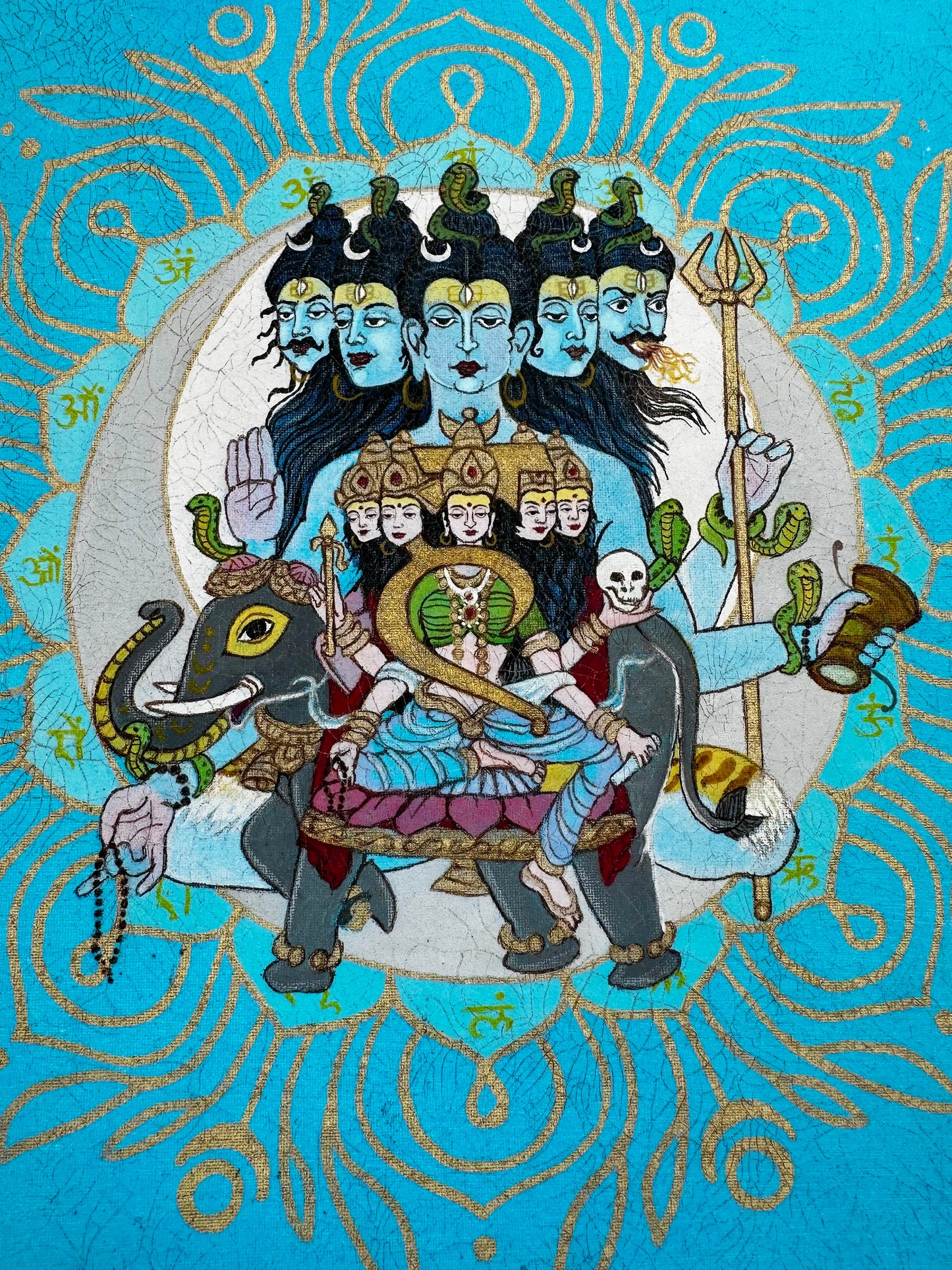 Icona Quinto Chakra - Stampa Fine Art