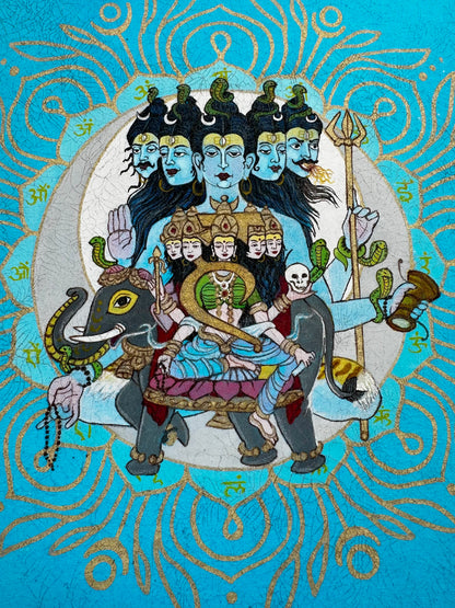 Icona Quinto Chakra - Stampa Fine Art