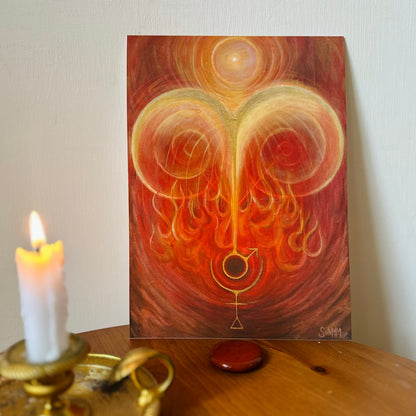 Sigillo dell'Ariete - Stampa d'Arte - Gli Archetipi dello Zodiaco