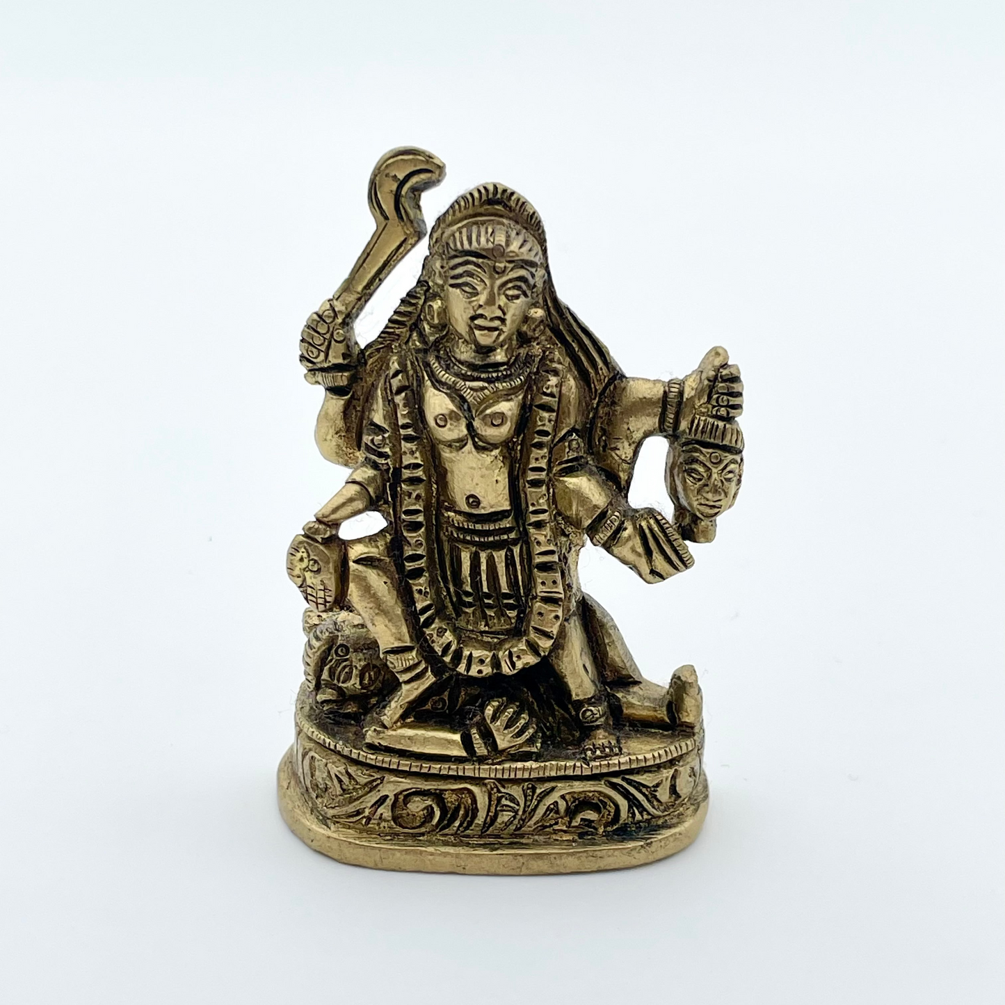 Statua Dea Kali in Ottone