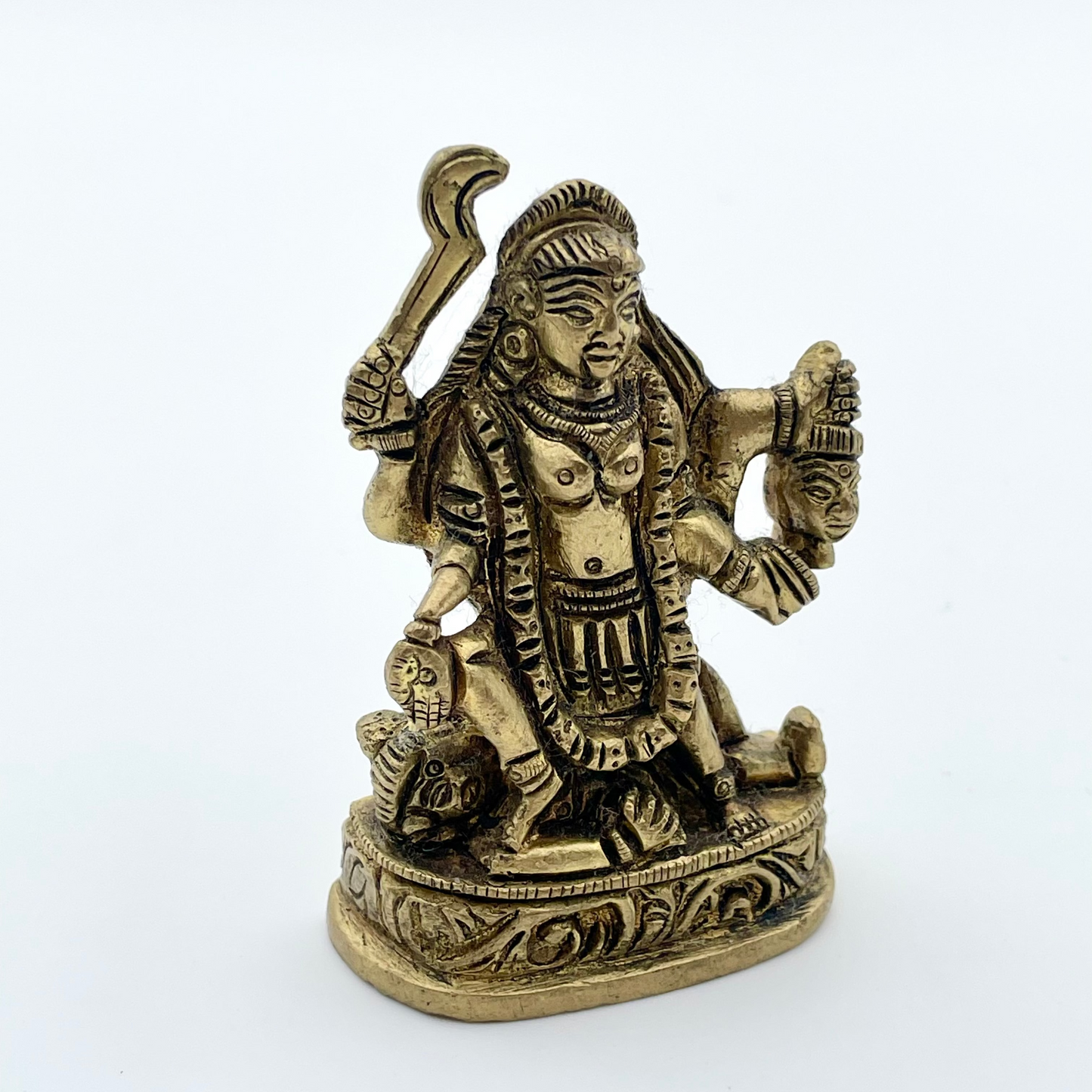 Statua Dea Kali in Ottone