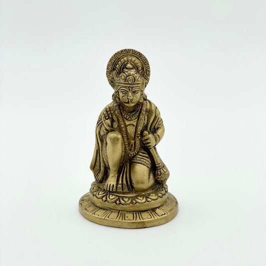 Statua Sri Hanuman in Ottone