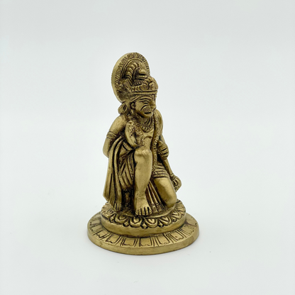Statua Sri Hanuman in Ottone