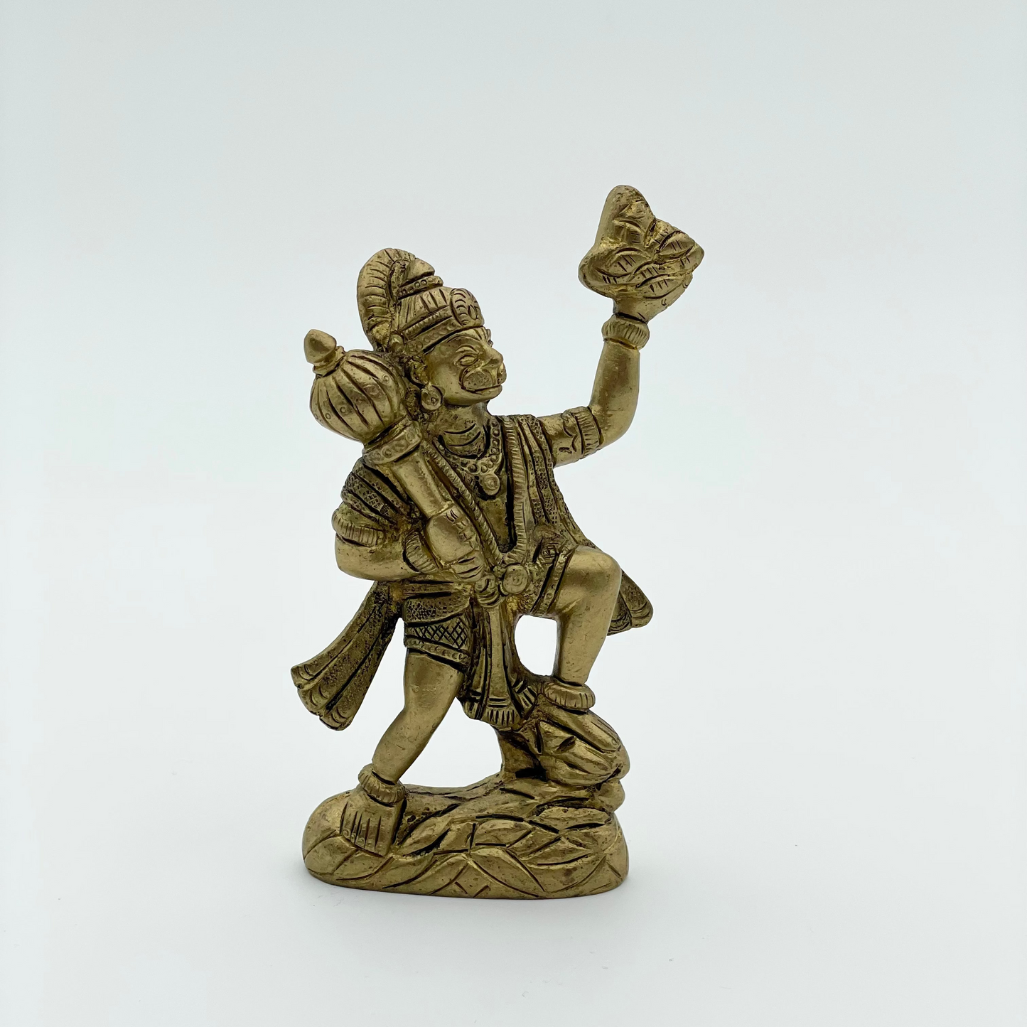 Statua Sri Hanuman in Ottone