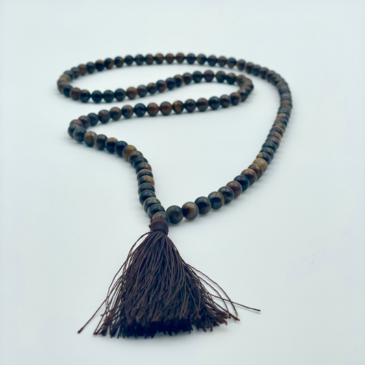 Mala Occhio di Tigre – Collana Artigianale Indiana