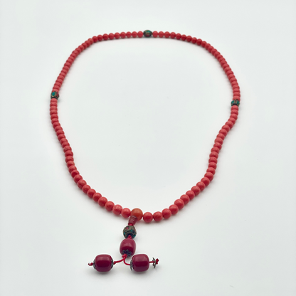 Mala in Osso – Collana Artigianale Indiana per Meditazione