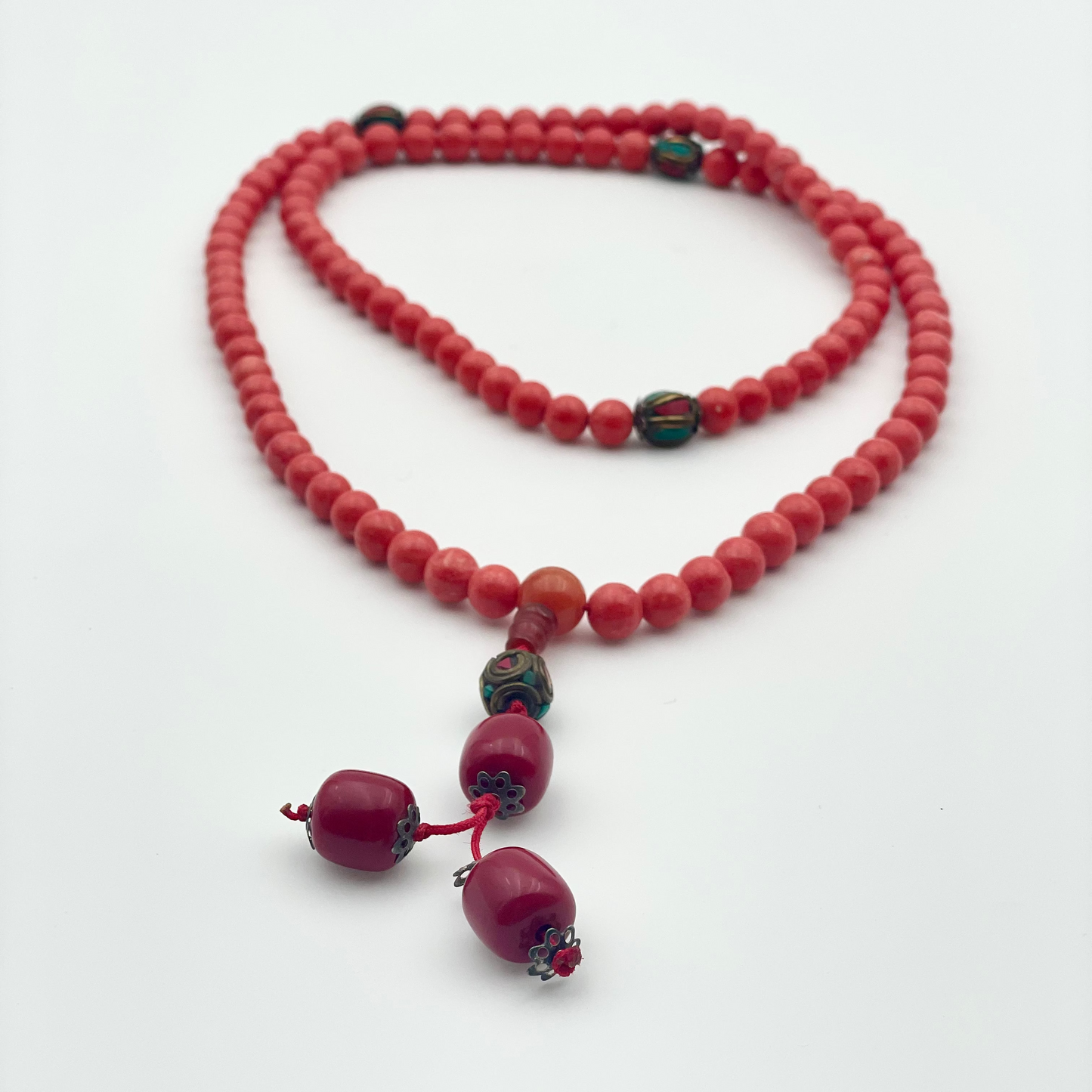 Mala in Osso – Collana Artigianale Indiana per Meditazione