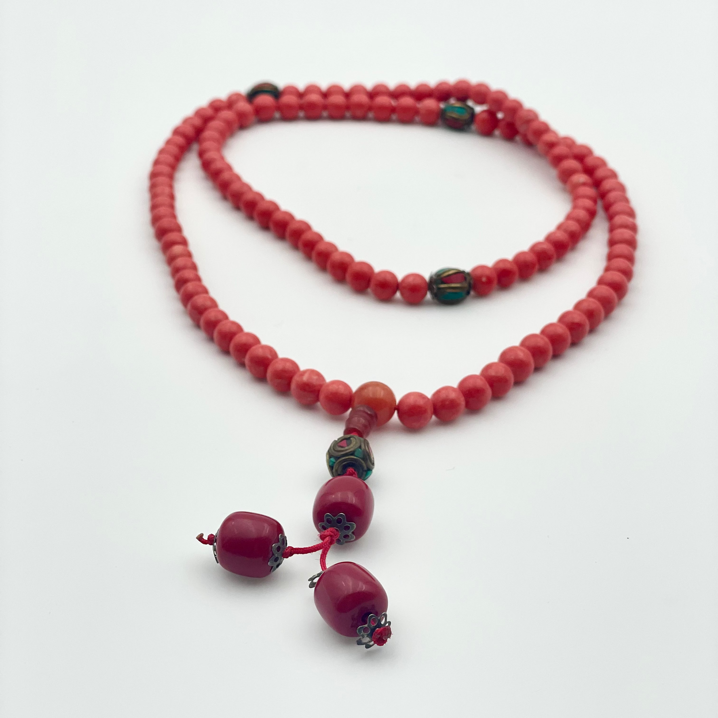 Mala in Osso – Collana Artigianale Indiana per Meditazione