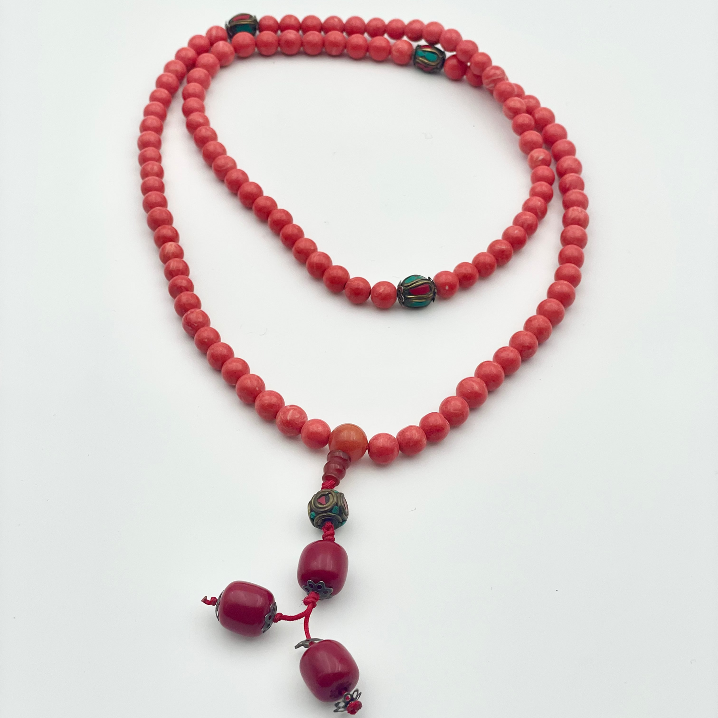 Mala in Osso – Collana Artigianale Indiana per Meditazione