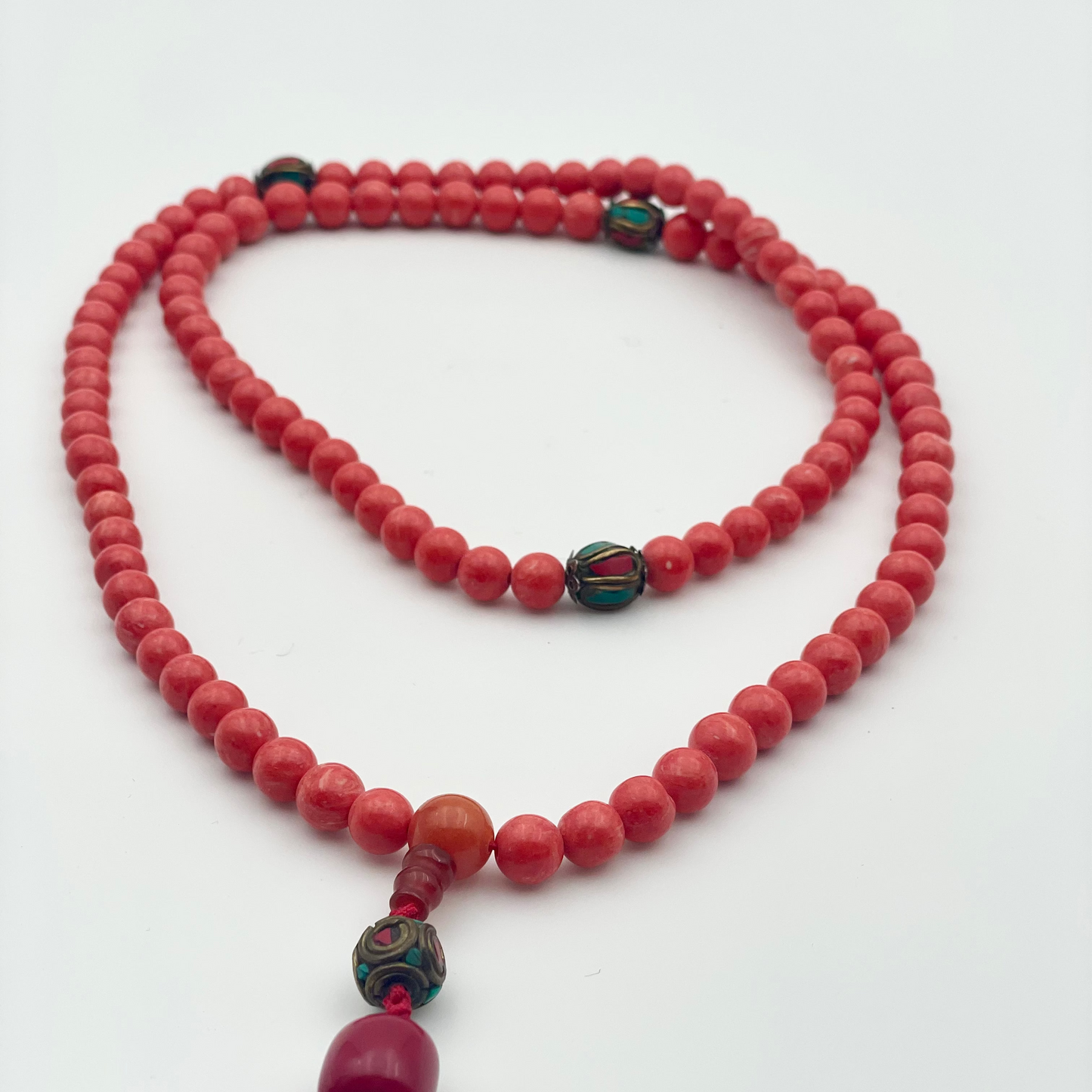 Mala in Osso – Collana Artigianale Indiana per Meditazione