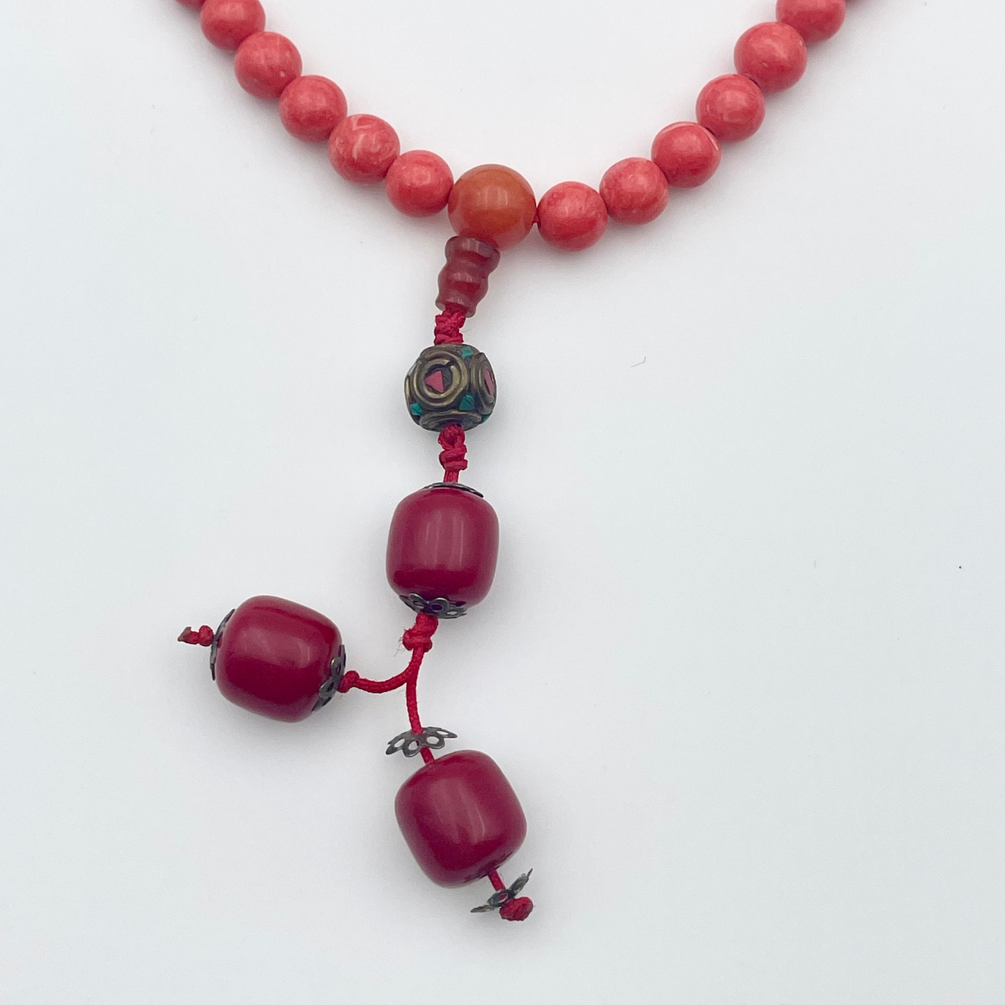 Mala in Osso – Collana Artigianale Indiana per Meditazione