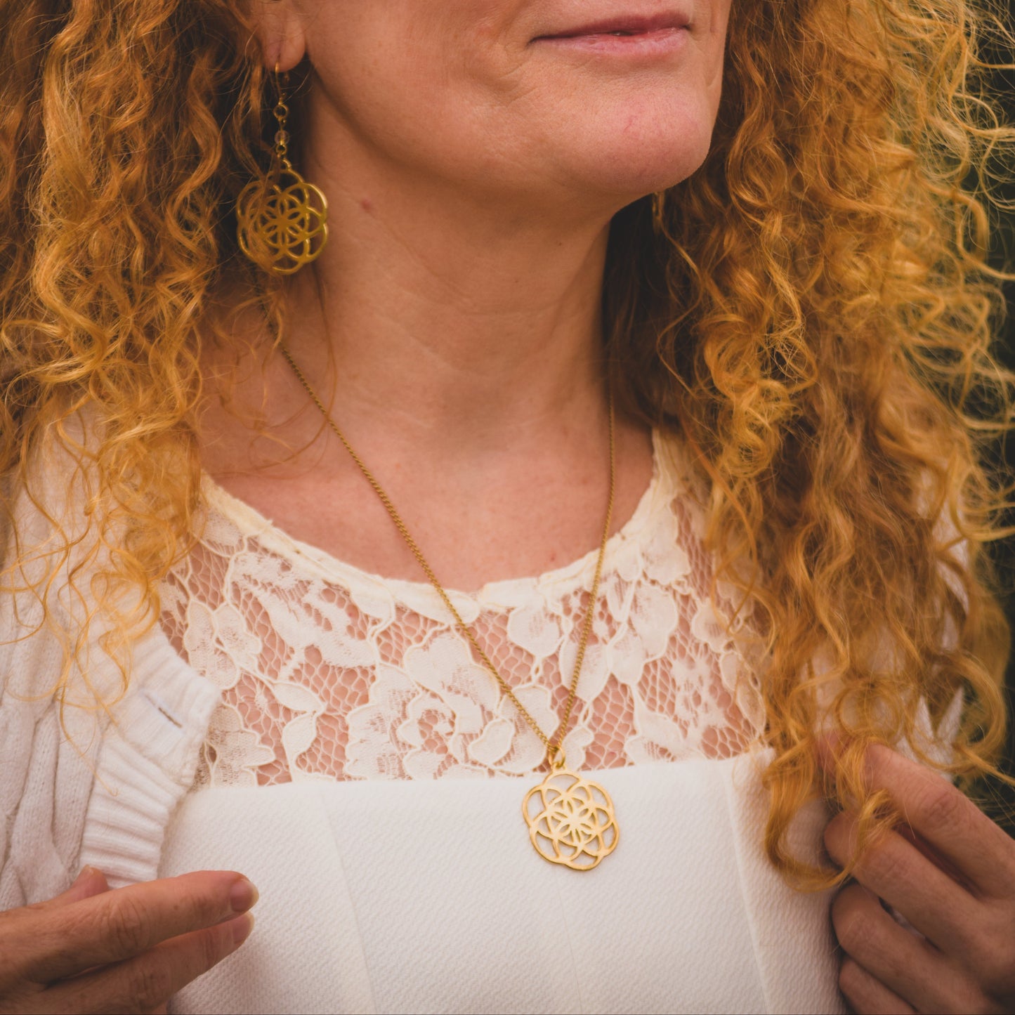 Seme della Vita Maria Ciondolo in Ottone