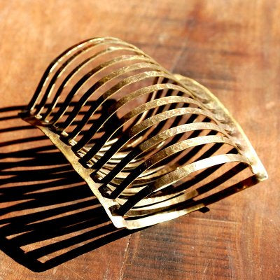 Cunda Bracciale in Ottone Etico